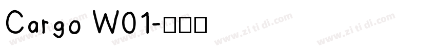 Cargo W01字体转换